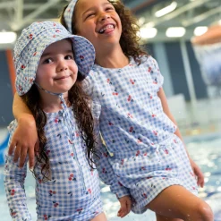 Sale Cherries Beach Dress 2-14 Kids Swimsuits