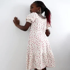 Sale Cherries Flowers Dress 7-14 Kids Dresses & Rompers