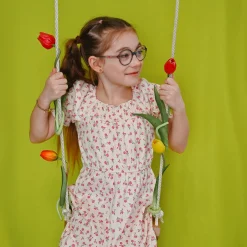 Sale Cherries Flowers Dress 7-14 Kids Dresses & Rompers