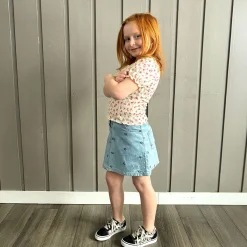 Outlet Cherries Flowers Top 7-14 Kids Tops