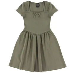 Cherries Rib Dress 7-14y Kids Dresses & Rompers