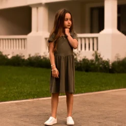 Cherries Rib Dress 7-14y Kids Dresses & Rompers