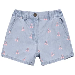 Shorts & Bermuda>Miles Cherries Shorts 3-6y Denim
