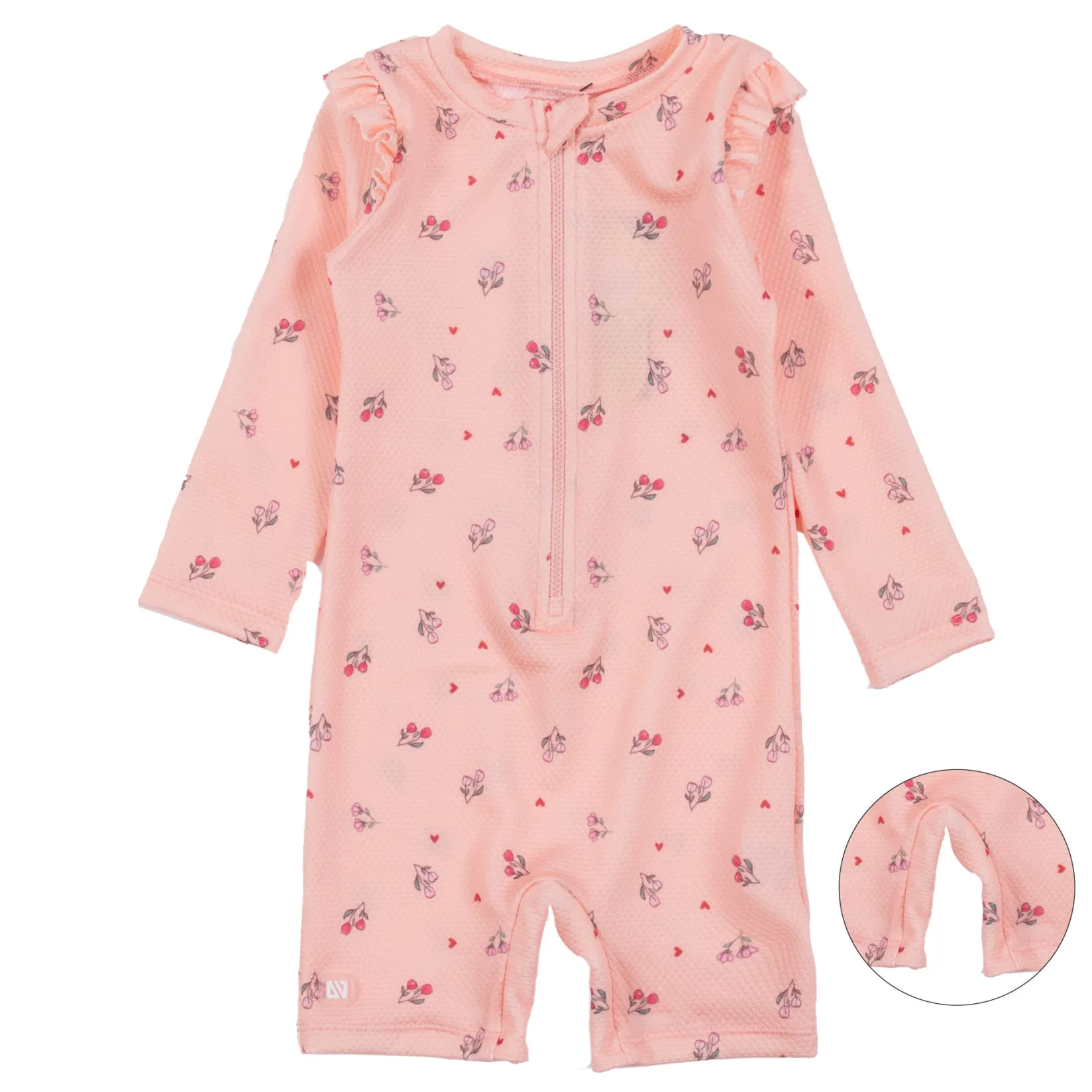 Swimsuits>Nano Cherries Uv Swimsuit 6-24m Coral