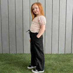 Pants & Jeans>Look Cherries Wide Pants 7-14y