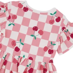 Discount Cherry Check Dress 3-6 Kids Dresses & Rompers