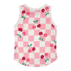 Cherry Check Tank Top 3-6 Kids Tops