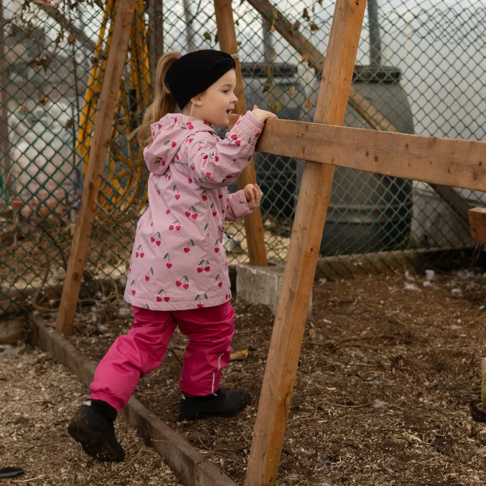 Outerwear>Deer Mountain Cherry 3in1 Set 7-12 Pink