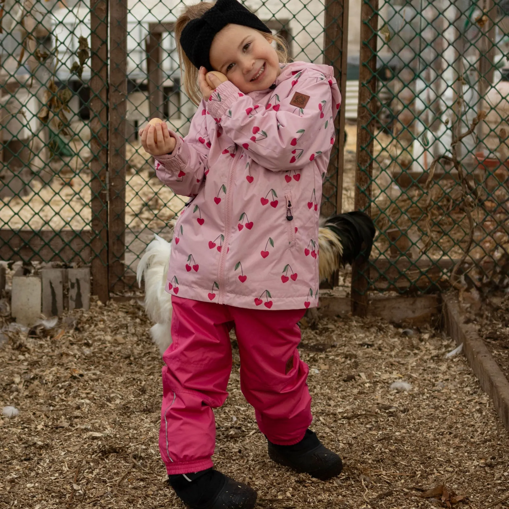 Outerwear>Deer Mountain Cherry 3in1 Set 7-12 Pink