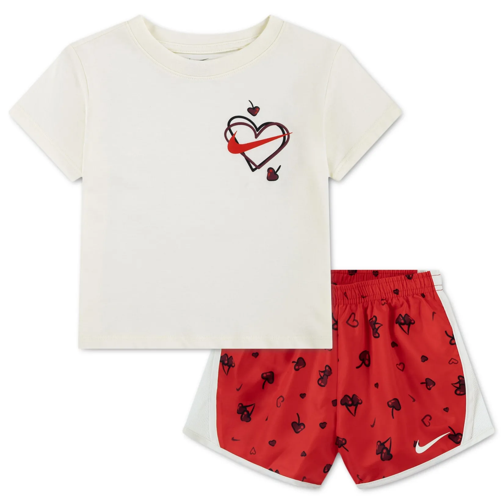 Sportswear|Outfit Sets>Nike Cherry Aop Tempo Set 4-6x Red