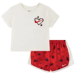 Sportswear|Outfit Sets>Nike Cherry Aop Tempo Set 2-4t Red