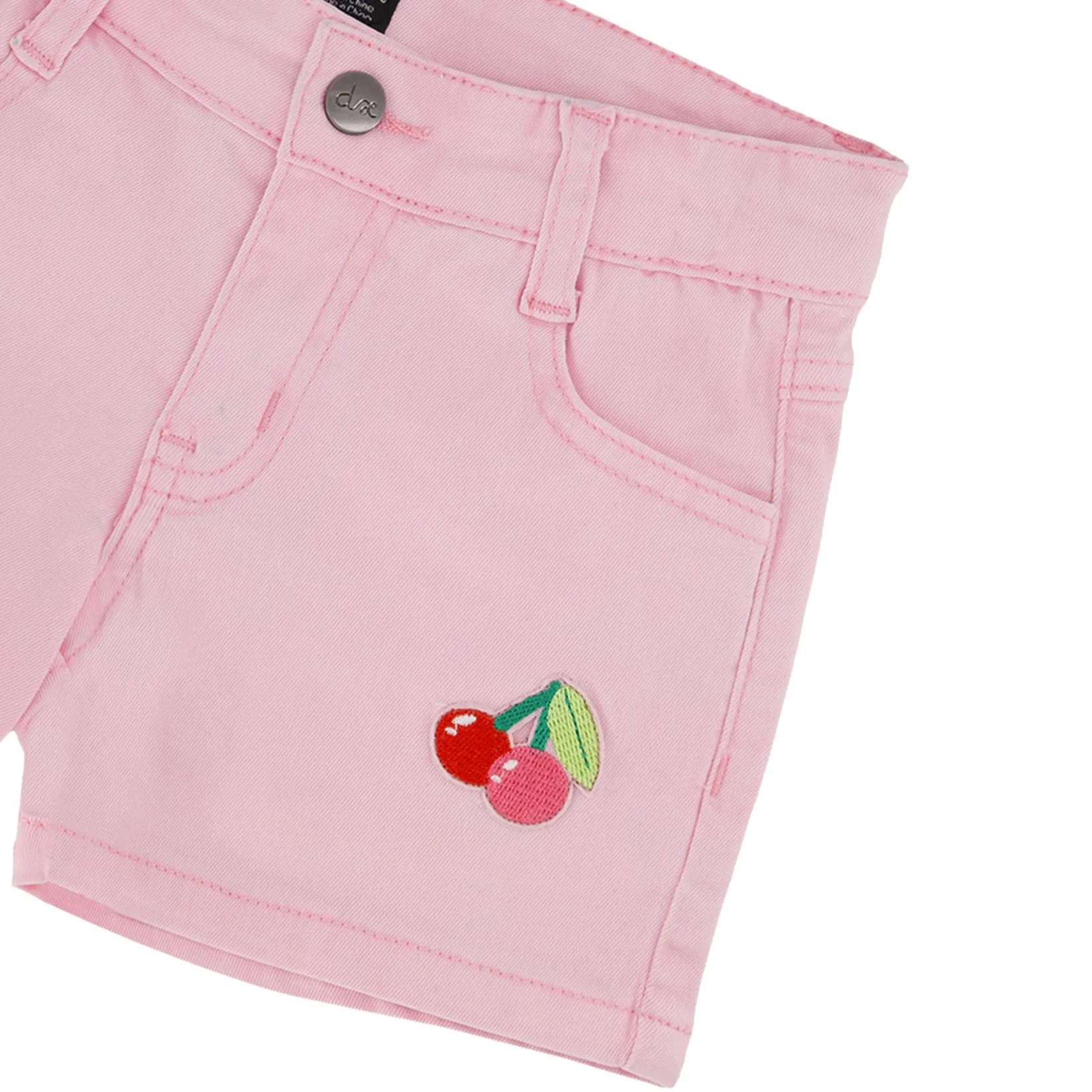 Shorts & Bermuda>Deux par Deux Cherry Denim Short 7-10 Pink