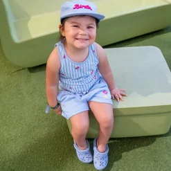 Tops>Camp by Birdz Cherry Stripe Tank Top 2-8y Bleu