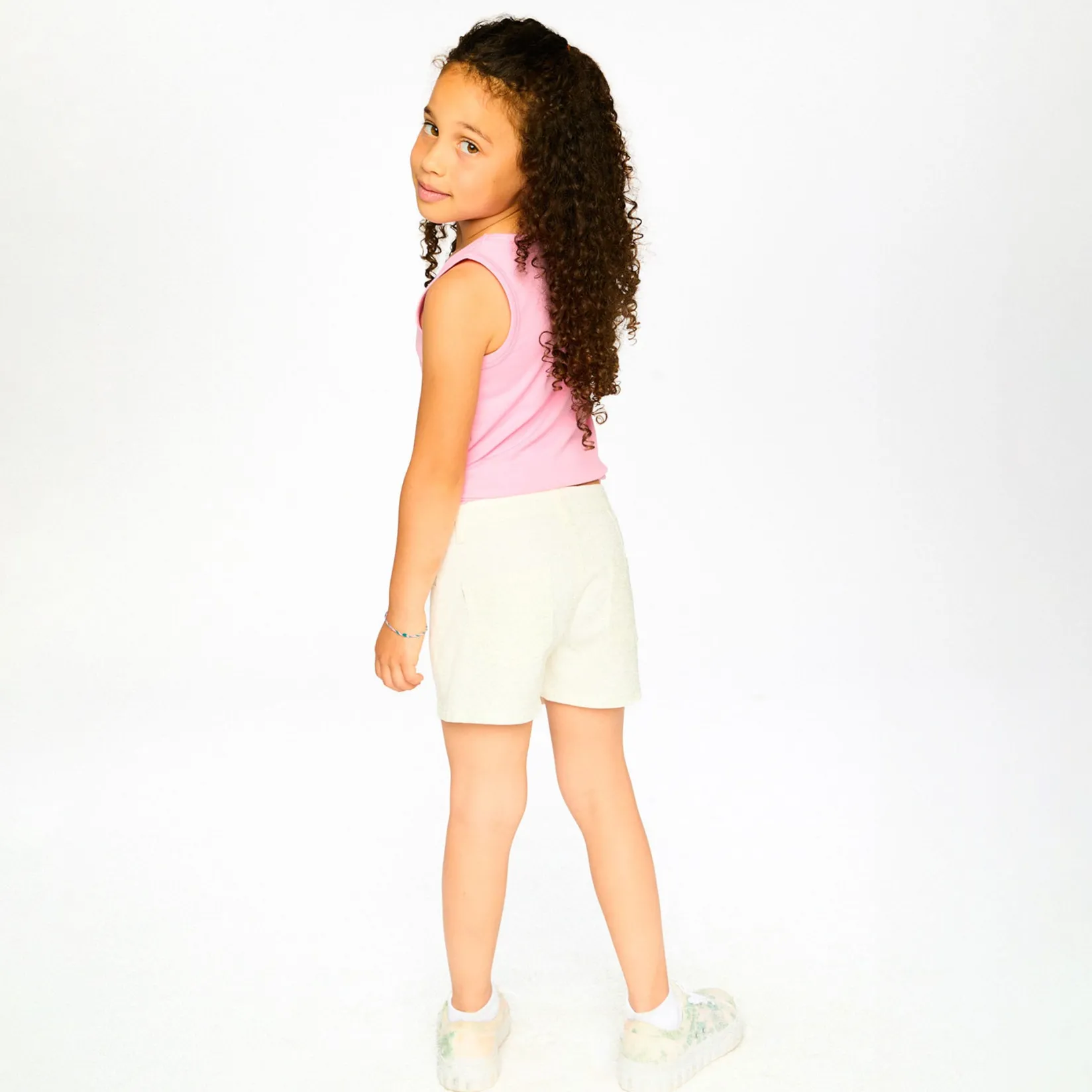 Tops>Deux par Deux Cherry Tank Top 7-10 Pink