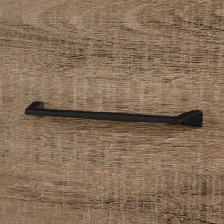 Chest - Arlen Weathered Oak and Matte Black Storage Furniture