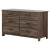 Best Chest with 6 Drawers Asten - Fall Oak Storage Furniture