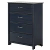 New Chest with 4 Drawers Asten - Blueberry Storage Furniture