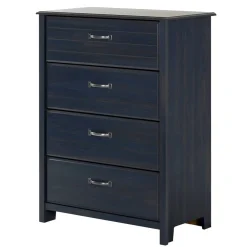 New Chest with 4 Drawers Asten - Blueberry Storage Furniture