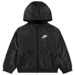 Outerwear|Coats & Jackets>Nike Chevron Windrunner Jacket 4-7y Black