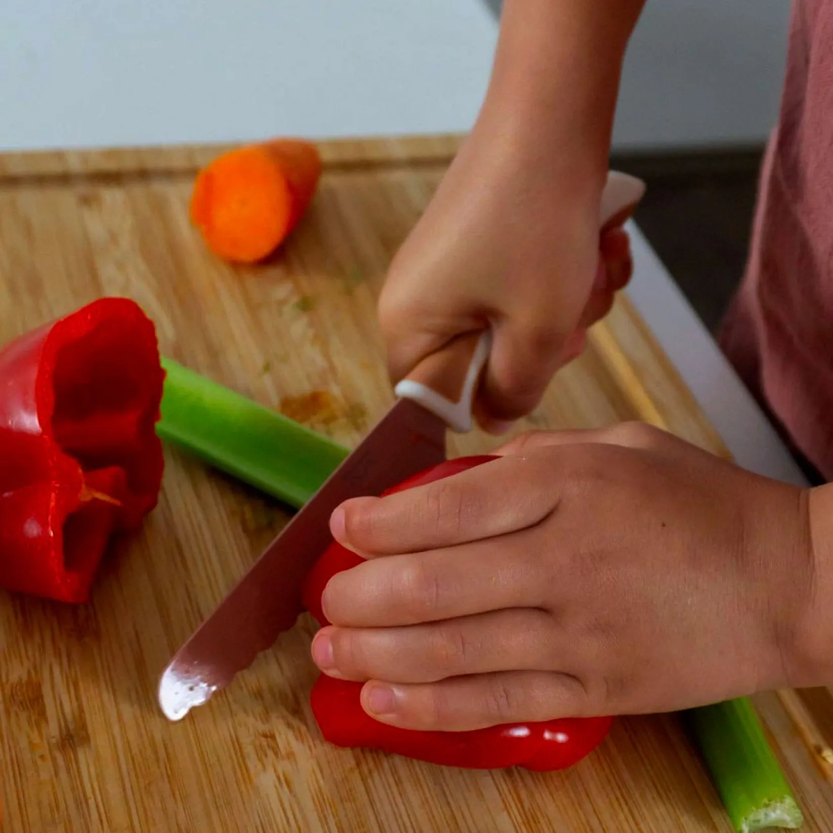 Breastfeeding|Tableware>Kiddikutter Child Safe Knife - Pink