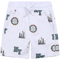 Shorts & Bermuda>Miles City Printed Shorts 3-6y Grey