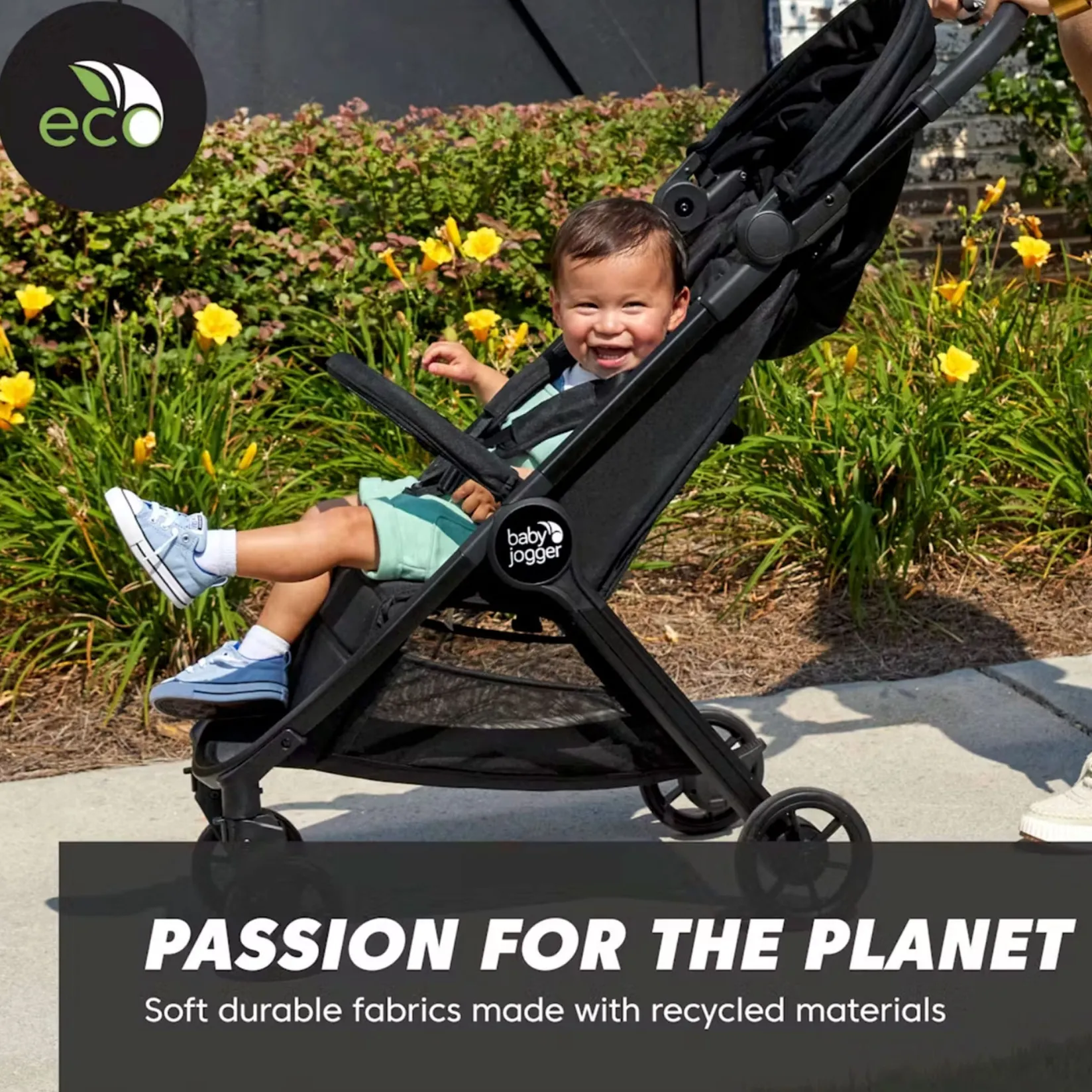 Strollers|Strollers & Trailers>Baby Jogger City tour™ 2 Eco Stroller - Black