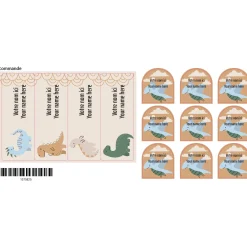 Discount Classical Name Labels - Dinos Kids Personalized Name Labels|Personalized Name Labels