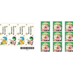 Personalized Name Labels|Personalized Name Labels>Clement - Impressions Classical Name Labels - Retro