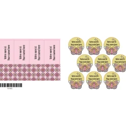 Clearance Classical Name Labels - Rodeo Kids Personalized Name Labels|Personalized Name Labels