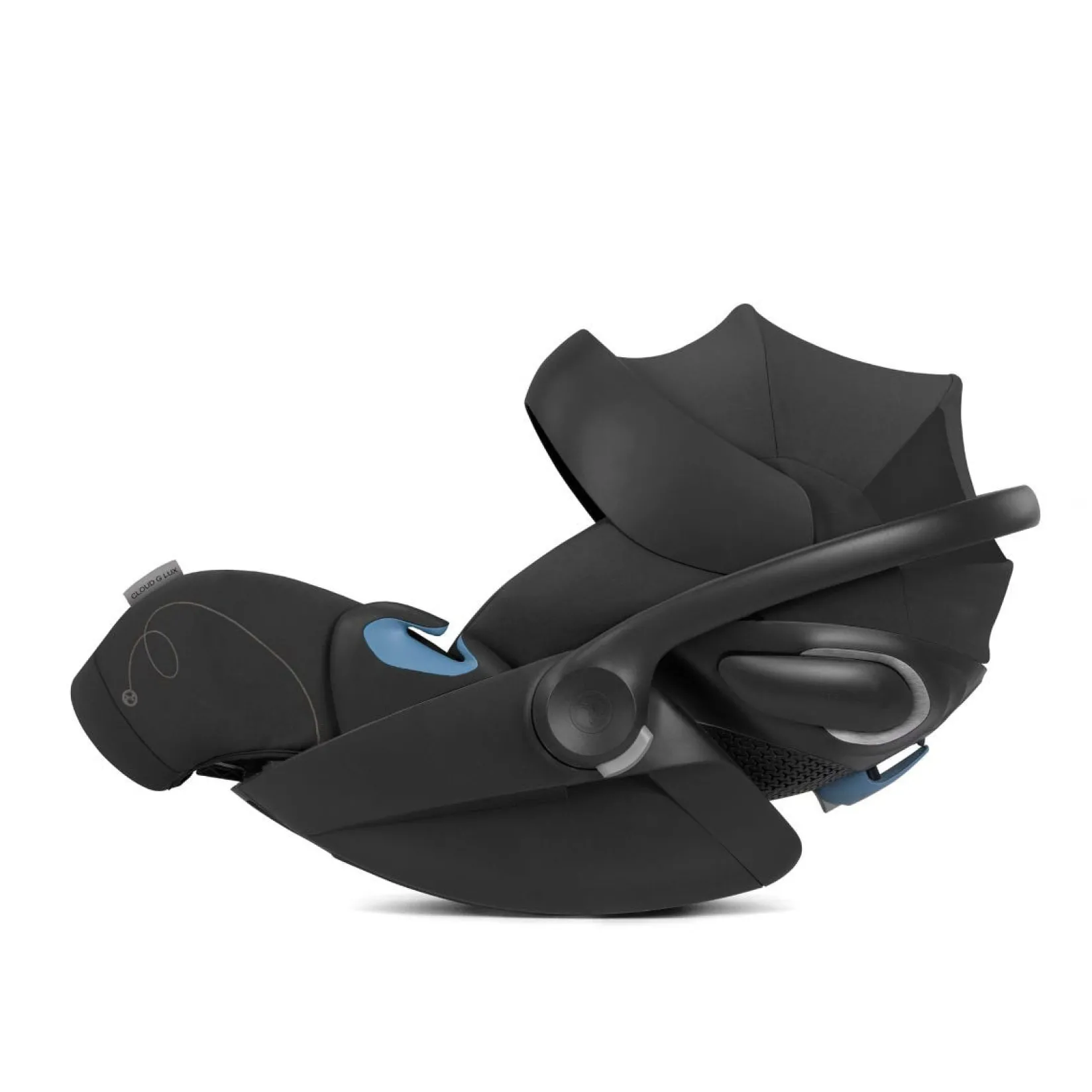 Car Seats & Booster Seats|Car Seats>Cybex Cloud G Lux Comfort Extend Infant Car Seat 4-35lb - Moon Black