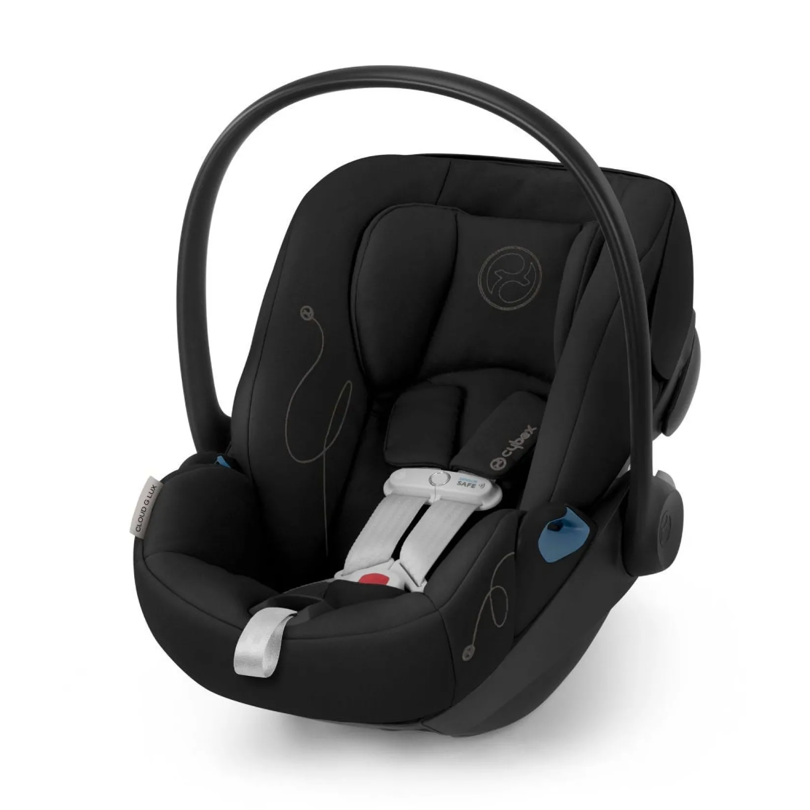 Car Seats & Booster Seats|Car Seats>Cybex Cloud G Lux Comfort Extend Infant Car Seat 4-35lb - Moon Black