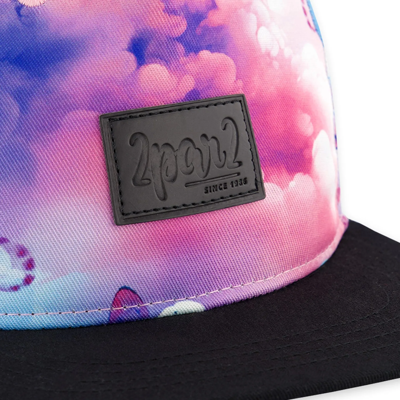 Hats And Caps>Deux par Deux Clouds Cap 6-24m Pink