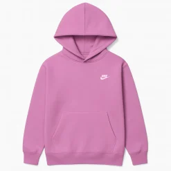 Sportswear|Fleeces And Sweatshirts>Nike Club Fleece Hoodie 7-16y Rose