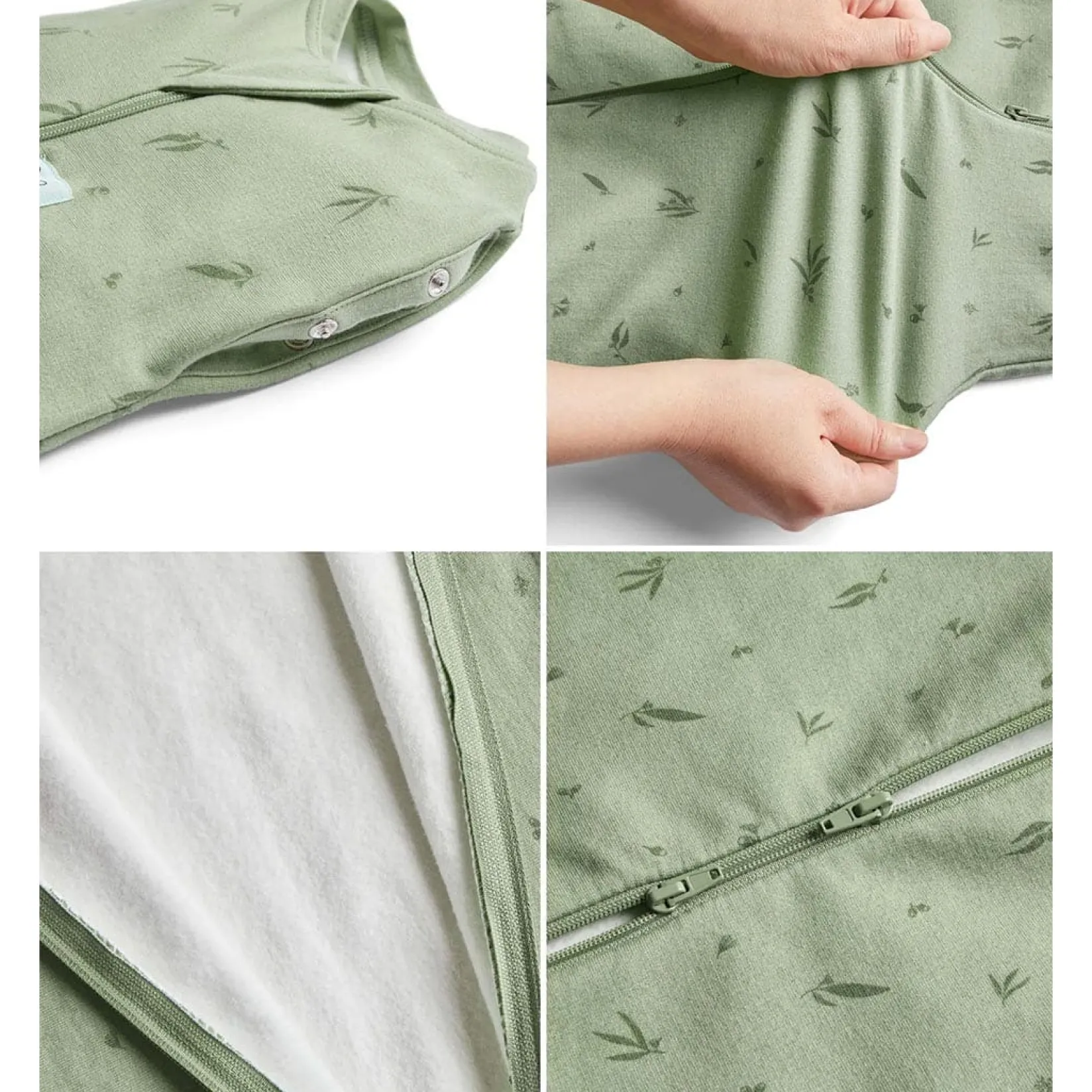 Hot Cocoon Swaddle Sack 1.0 TOG 3-6m - Willow Pajamas|Sleep Bags