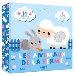 Baby 0-2 Years>Auzou Coffret à Toucher - Les Animaux de la Ferme