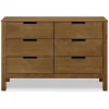 Storage Furniture>DaVinci Colby 6-Drawer Double Dresser - Walnut