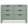 Storage Furniture>DaVinci Colby 6-Drawer Double Dresser - Light Sage