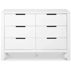Storage Furniture>DaVinci Colby 6-Drawer Double Dresser - White