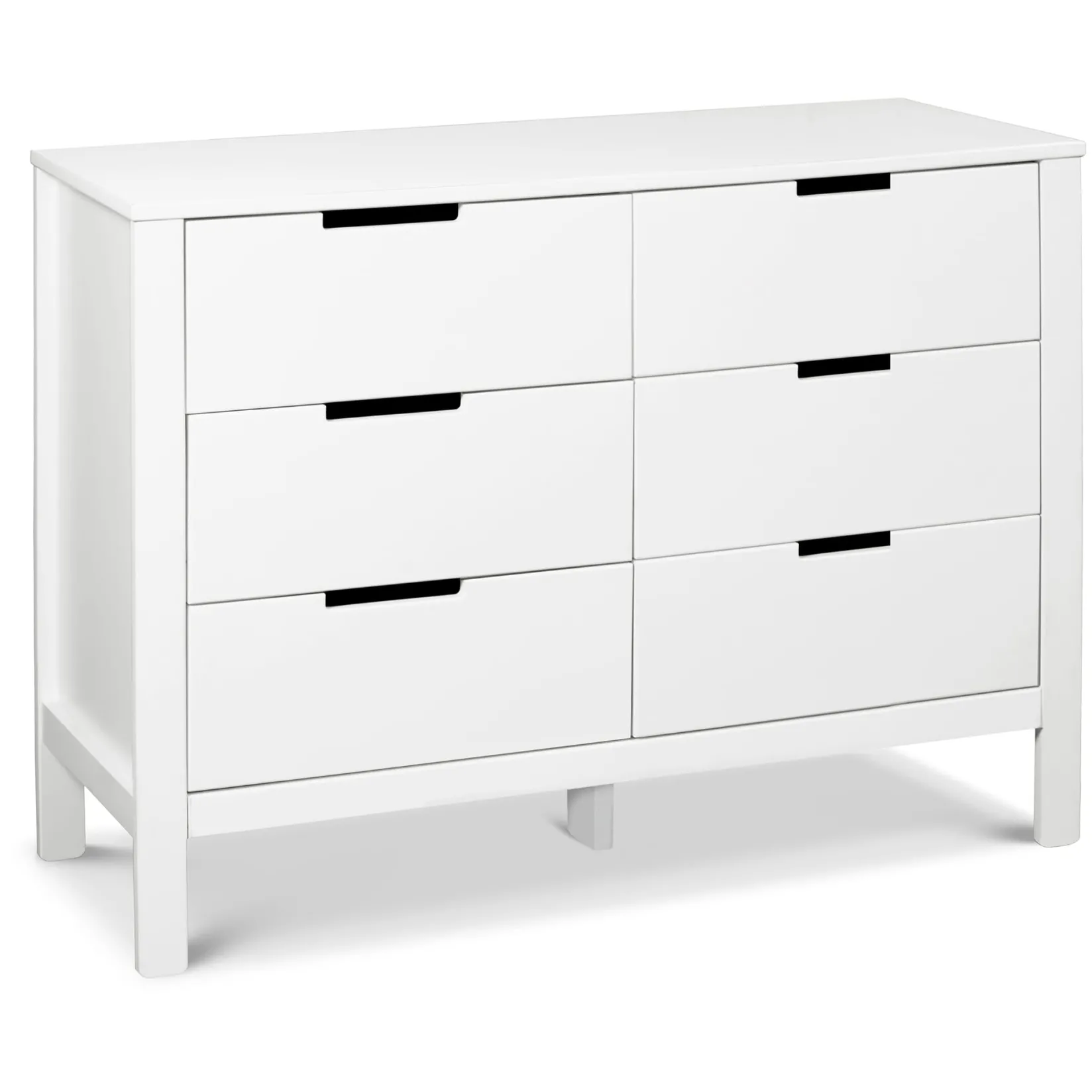 Storage Furniture>DaVinci Colby 6-Drawer Double Dresser - White
