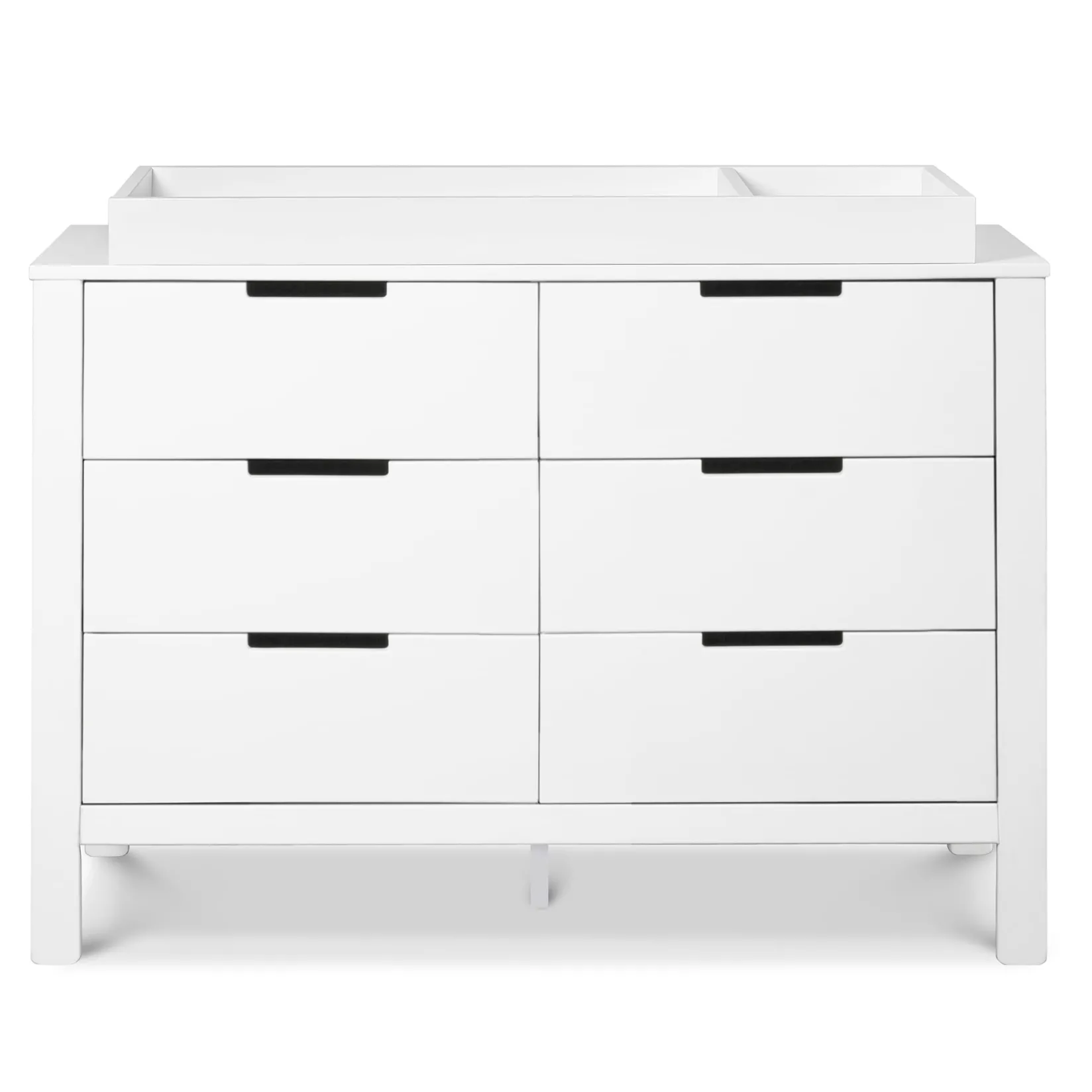 Storage Furniture>DaVinci Colby 6-Drawer Double Dresser - White