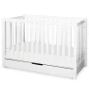 Discount Colby 4-in-1 Convertible Crib with Trundle Drawer - White Cribs & Mattresses|Cribs & Mattresses