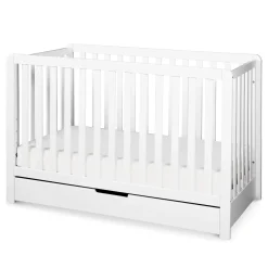 Discount Colby 4-in-1 Convertible Crib with Trundle Drawer - White Cribs & Mattresses|Cribs & Mattresses