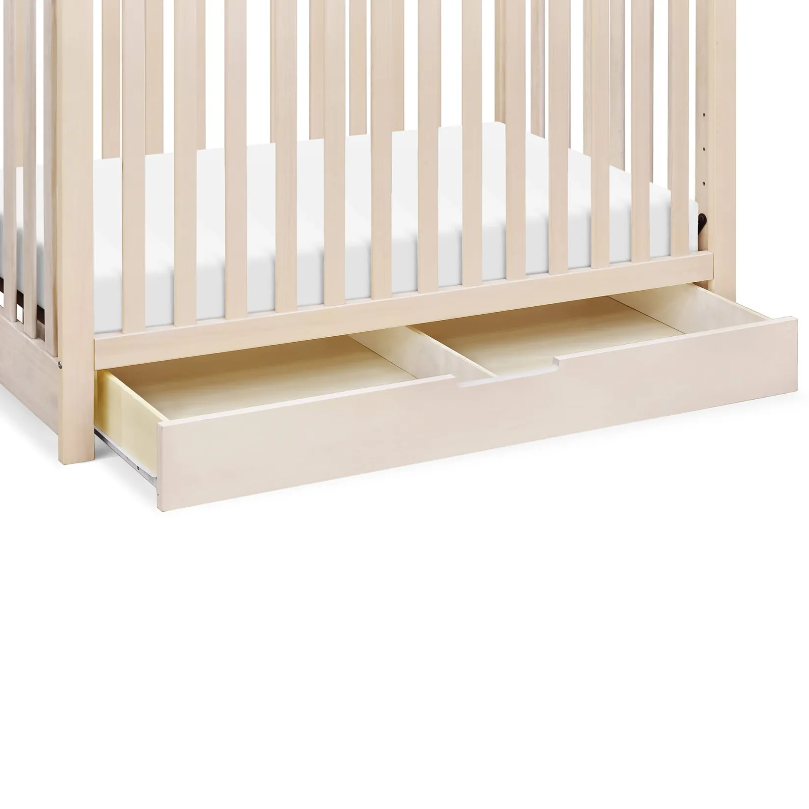 Cribs & Mattresses|Cribs & Mattresses>DaVinci Colby 4-in-1 Convertible Crib with Trundle Drawer - Washed Natural