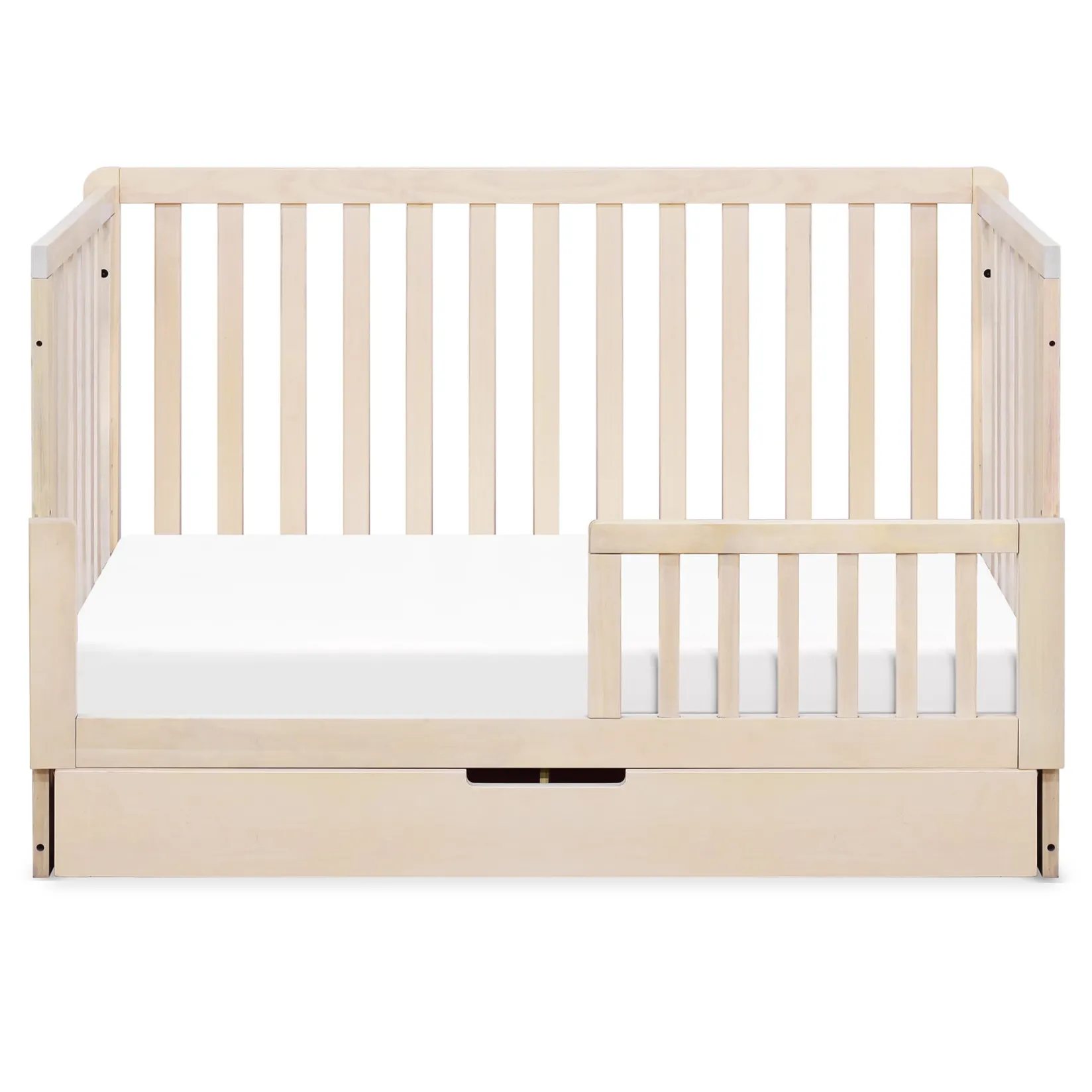 Cribs & Mattresses|Cribs & Mattresses>DaVinci Colby 4-in-1 Convertible Crib with Trundle Drawer - Washed Natural