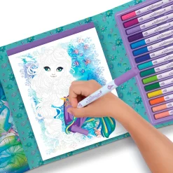 Online Color By Number Book Set Nebulous Stars - Nenuphia & Lilya Kids Diy & Activities