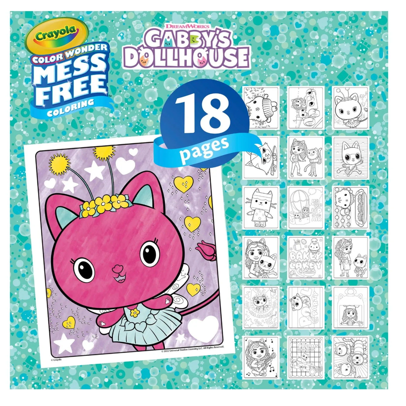 Outlet Color Wonder Mess-Free Colouring Pages & Mini Markers - Gabby's Dollhouse Kids Diy & Activities