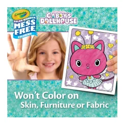 Outlet Color Wonder Mess-Free Colouring Pages & Mini Markers - Gabby's Dollhouse Kids Diy & Activities
