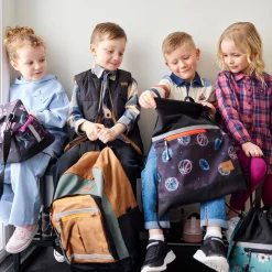 Backpacks>Nano Colorblock Backpack Taupe