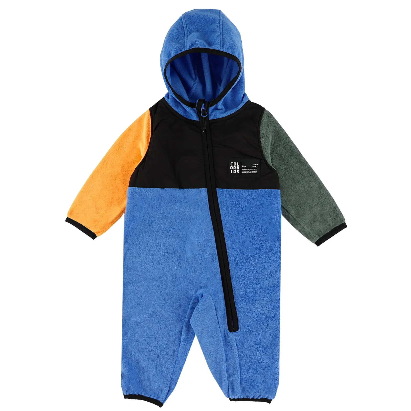 Outerwear>Color Kids Colorblock One Piece 6-24m Blue