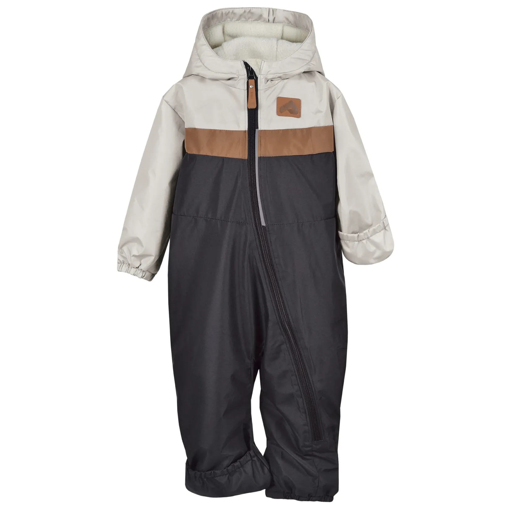 Outerwear>Perlimpinpin Colorblock 1pce Suit 0-24m Noir